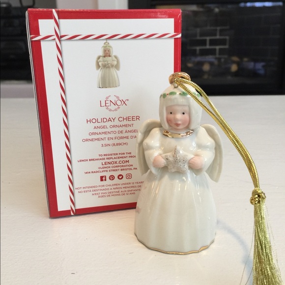 🎉SALE NIB Lenox Holiday Cheer Angel Ornament - Picture 2 of 5